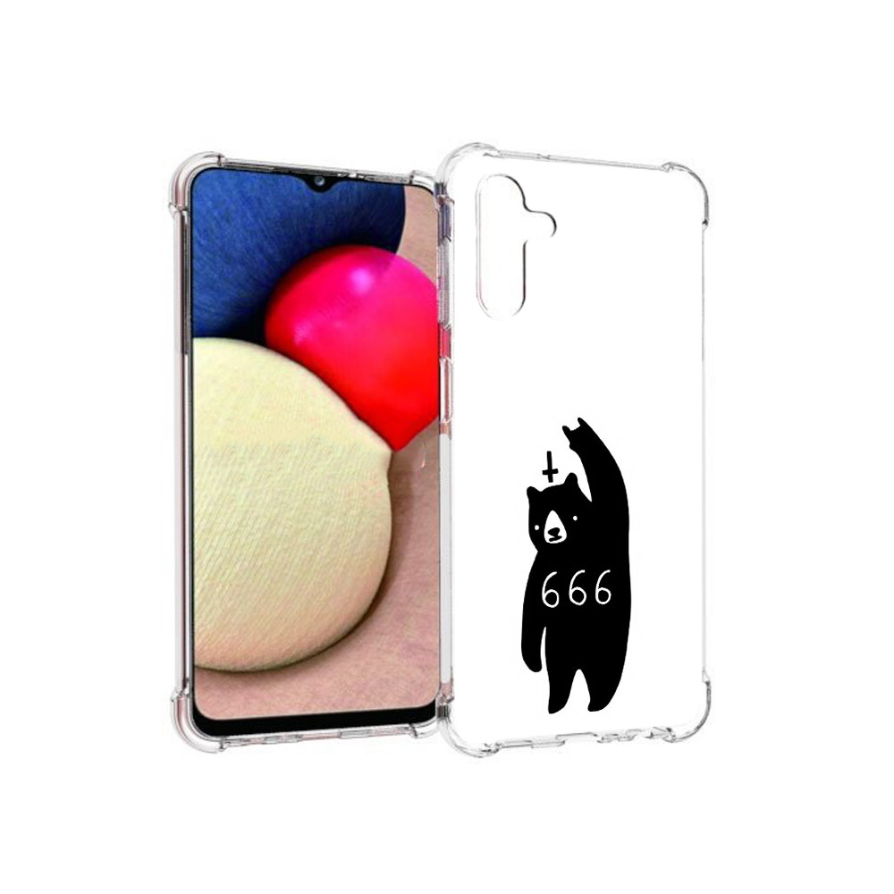 

Чехол MyPads Tocco для Samsung Galaxy A13 5G медведь 666 (PT172412.530.462), Прозрачный, Tocco