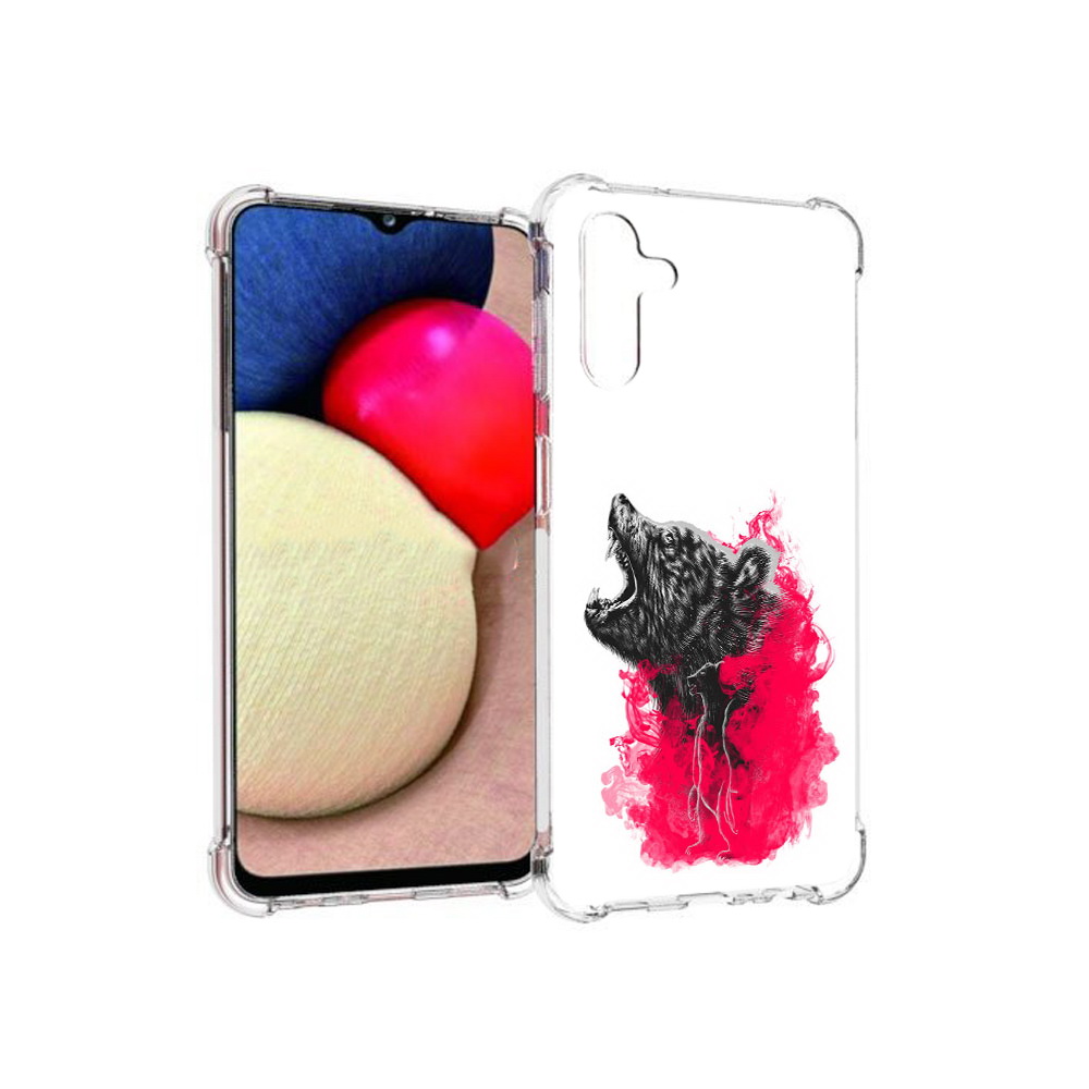 

Чехол MyPads Tocco для Samsung Galaxy A13 5G медведь в дымке (PT172412.530.463), Прозрачный, Tocco