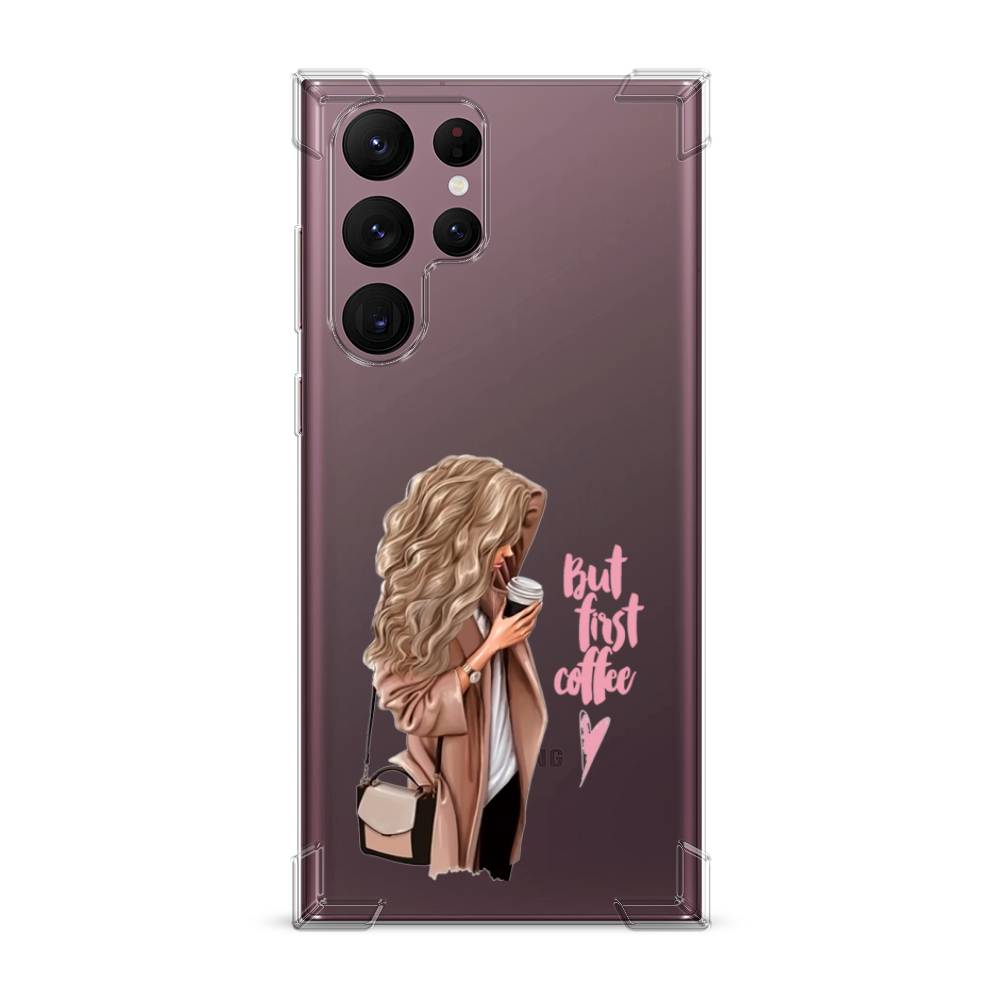 

Чехол Awog "Девушка с кофе" для Samsung Galaxy S22 Ultra