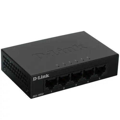 

Коммутатор D-Link DGS-1005D/J2A DGS-1005D/J2A черный, DGS-1005D/J2A