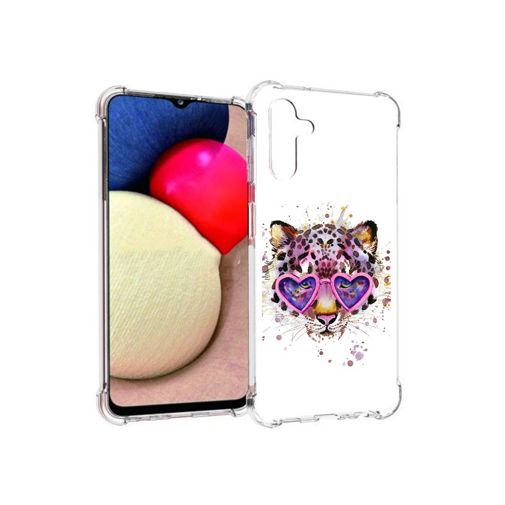 

Чехол MyPads Tocco для Samsung Galaxy A13 5G модный леопард (PT172412.530.480), Прозрачный, Tocco