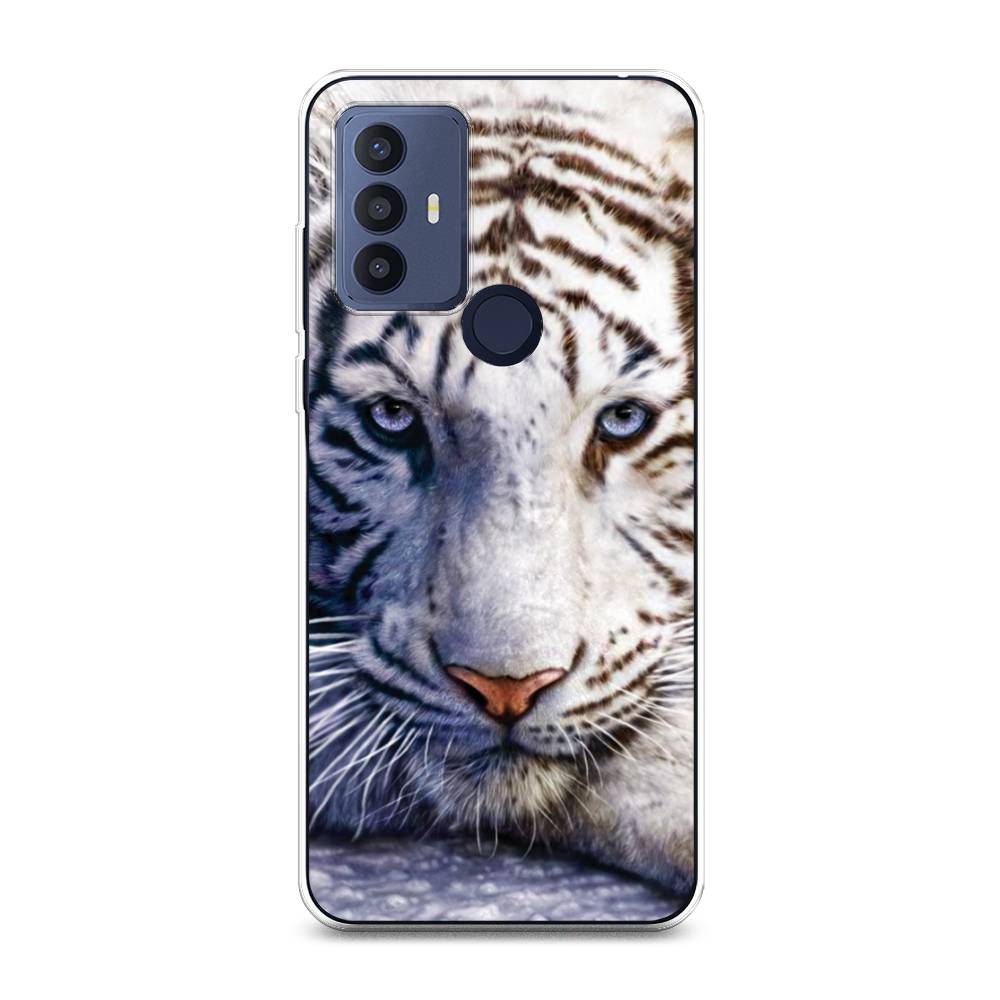 

Чехол для TCL 30E/30 SE/305/306 "Бенгальский тигр", Коричневый;белый, 290450-1