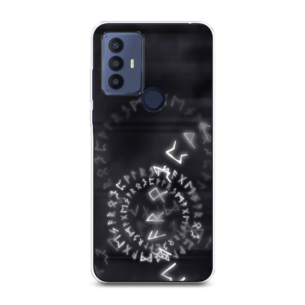 

Чехол для TCL 30E/30 SE/305/306 "Руны", Серый;черный, 290450-3