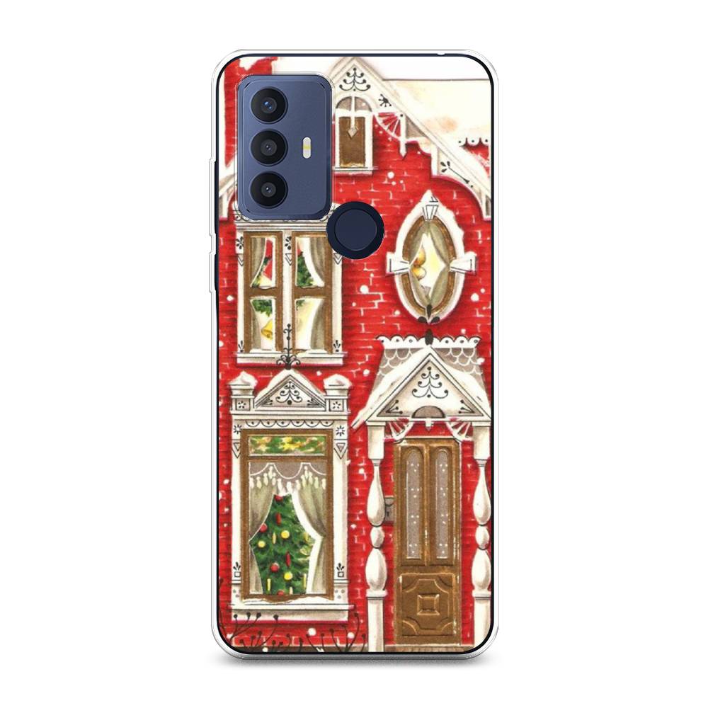 

Чехол для TCL 30E/30 SE/305/306 "Пряничный домик", Белый;красный;зеленый, 290450-5