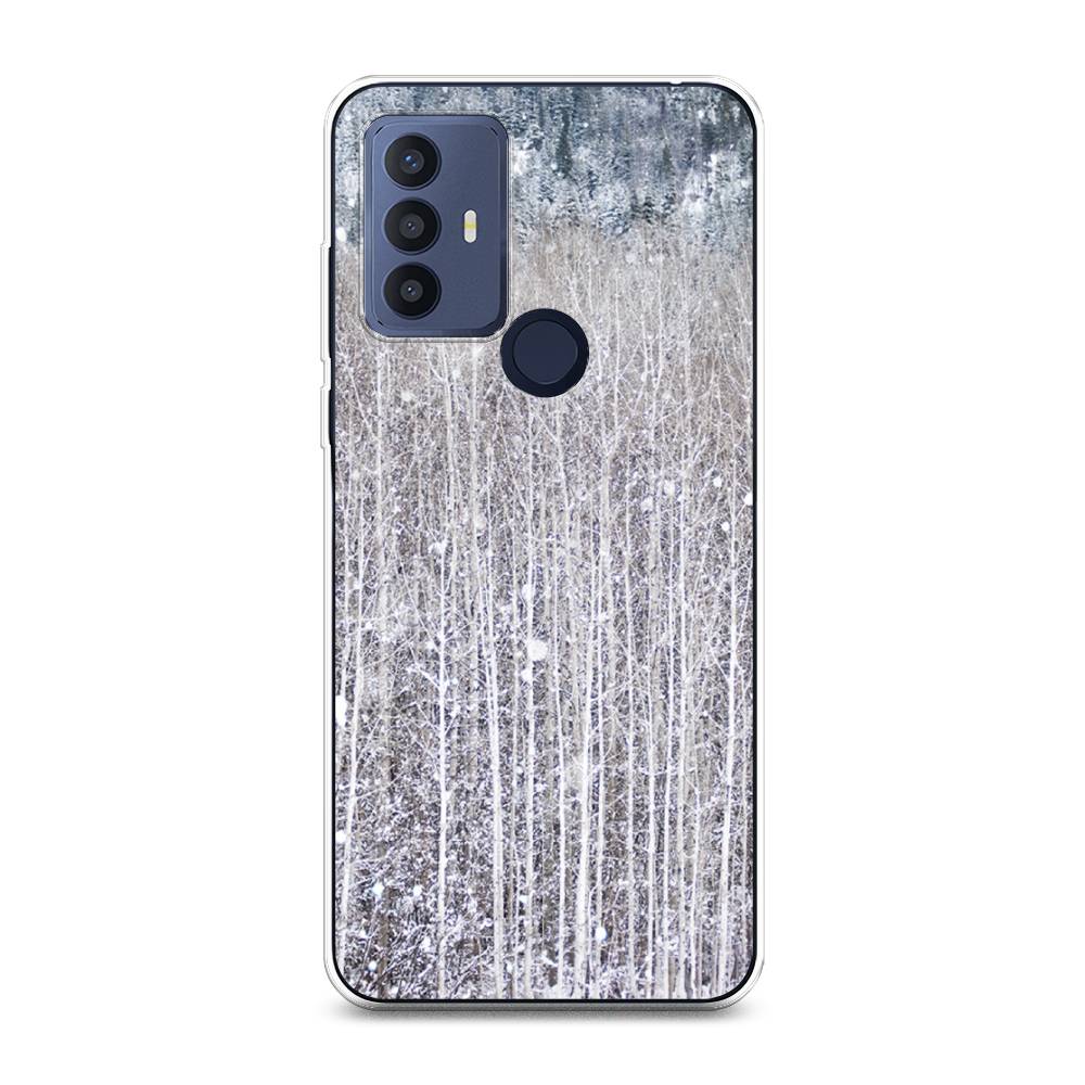 

Чехол для TCL 30E/30 SE/305/306 "Снежный лес", Бежевый;серый;белый, 290450-5