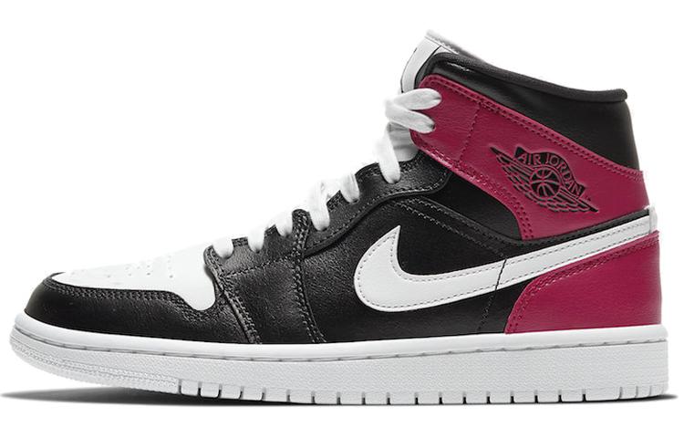 

Кеды унисекс Jordan Air Jordan 1 Mid Noble Red разноцветные 38 EU, Разноцветный, Air Jordan 1 Mid Noble Red