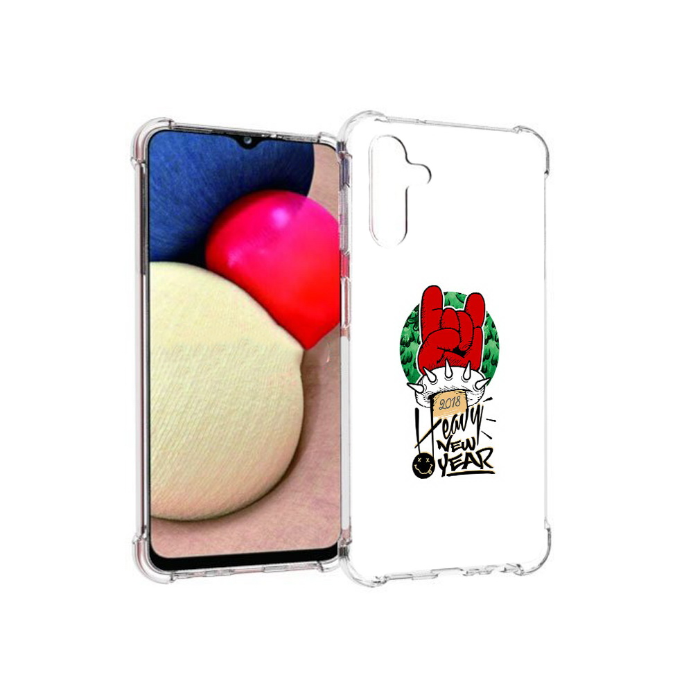 

Чехол MyPads Tocco для Samsung Galaxy A13 5G Гангстер новый год (PT172412.530.53), Прозрачный, Tocco
