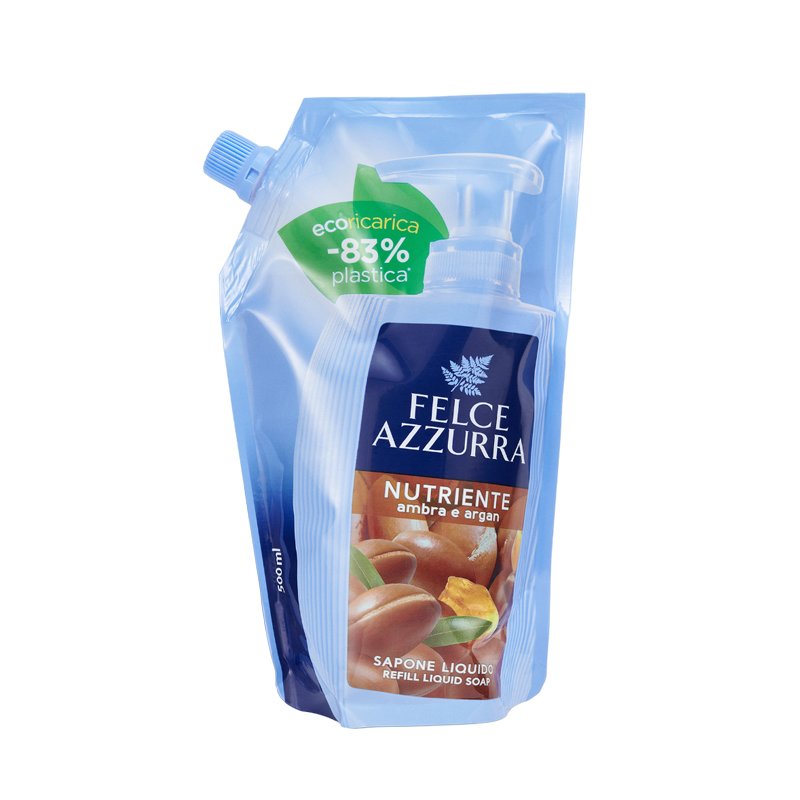 Жидкое мыло Felce Azzurra Liquid Soap Nourishing Amber and Argan 500 мл жидкое мыло для рук u028 amber wood 250мл