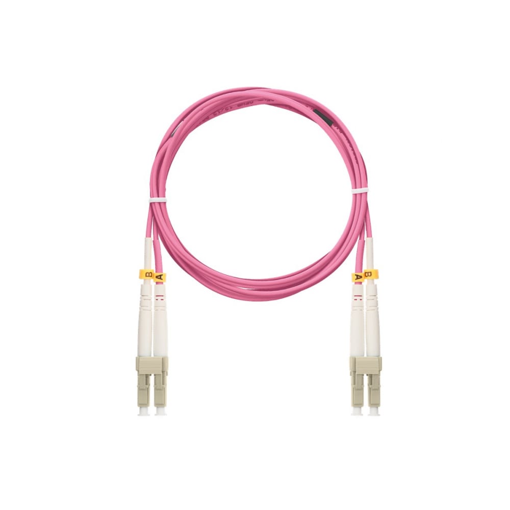 

NIKOMAX Шнур волоконно-оптический, соединительный, маджента, 2м NMF-PC2M4C2-LCU-LCU-002, Розовый