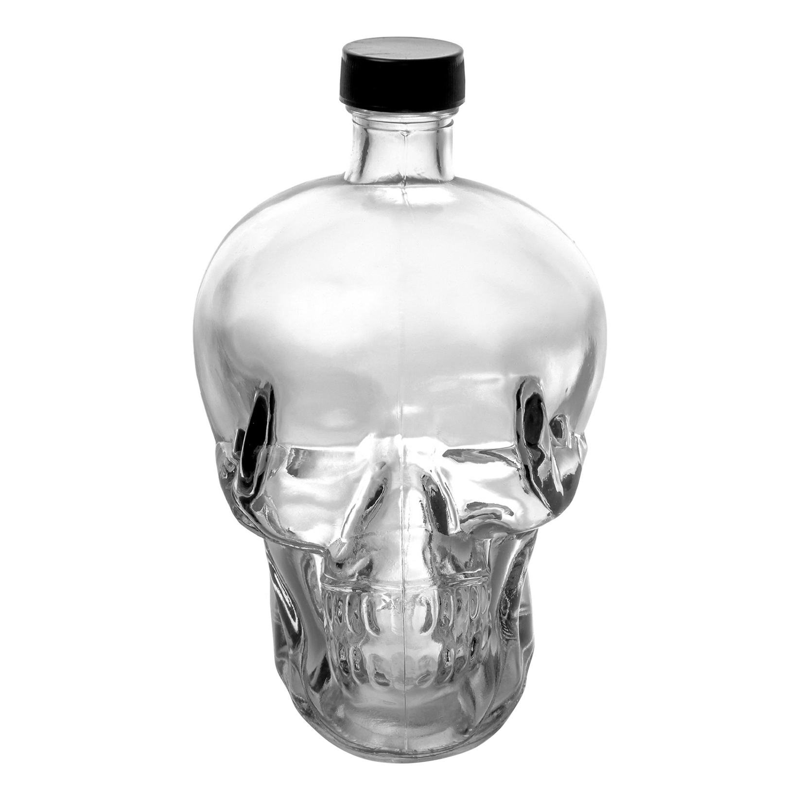 фото Бутылка для напитков череп 740 мл прозрачная nobrand