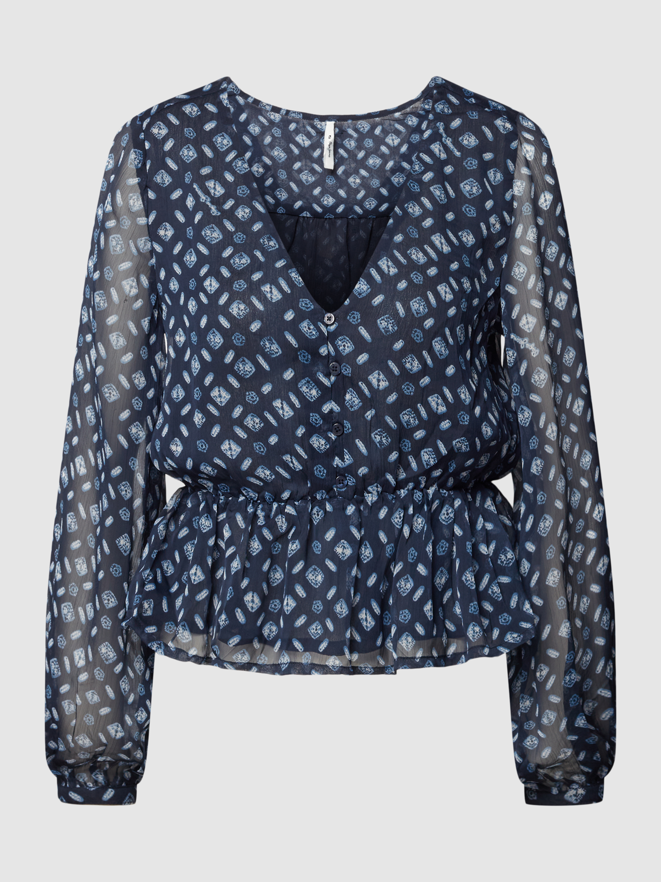 

Блуза женская Pepe Jeans London 1767890 синяя S (доставка из-за рубежа), Синий, 1767890