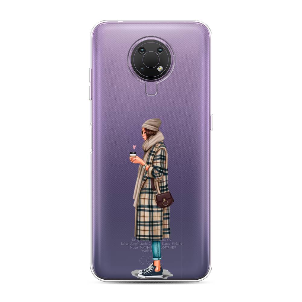 

Чехол на Nokia G20"Утренний кофе", Коричневый;бежевый, 124050-6