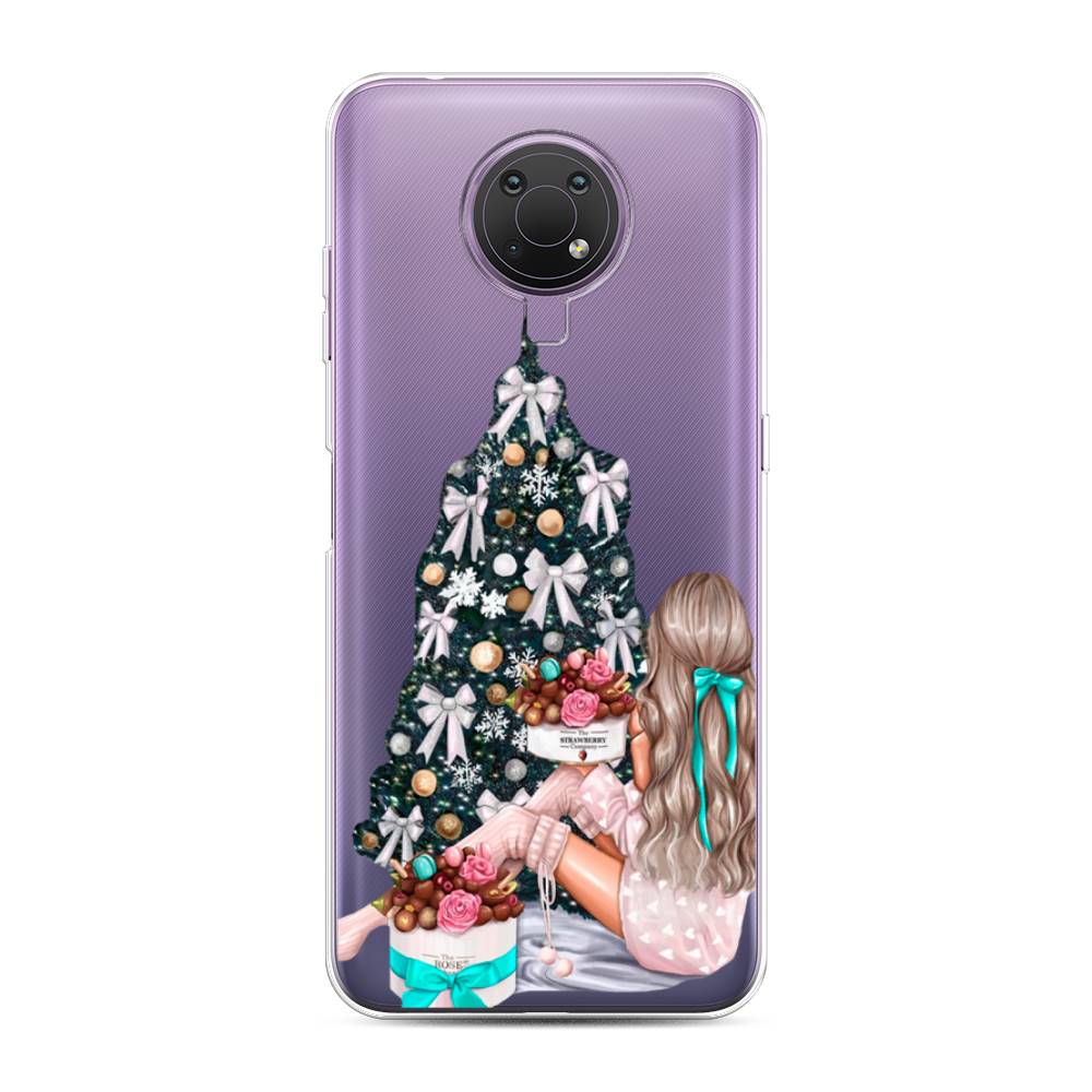 

Чехол на Nokia G20 "New Year", Зеленый;бежевый;голубой, 124050-5