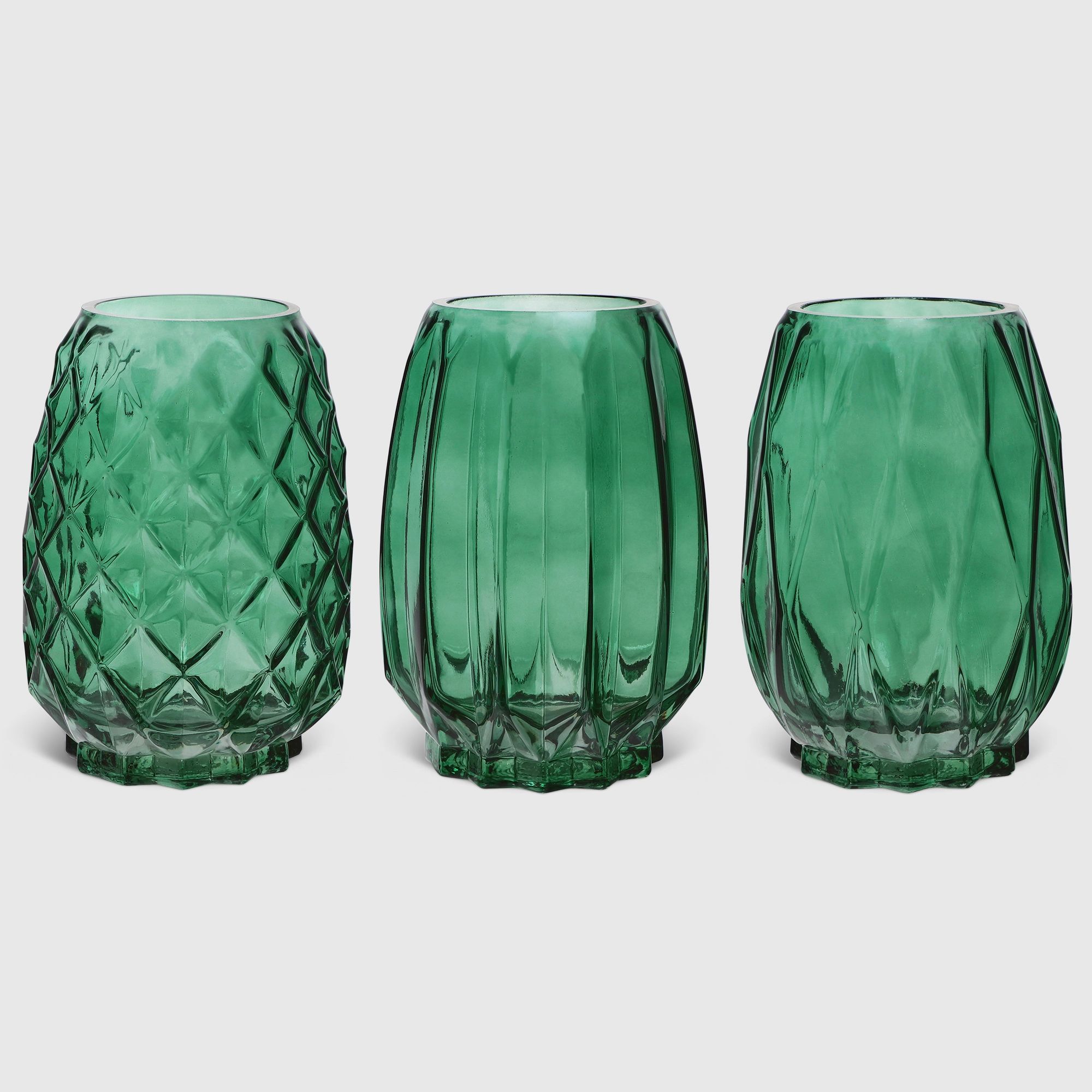 

Ваза Стекло Hakbijl Glass Pattern 14 х 14 х 19 см зеленая в ассортименте