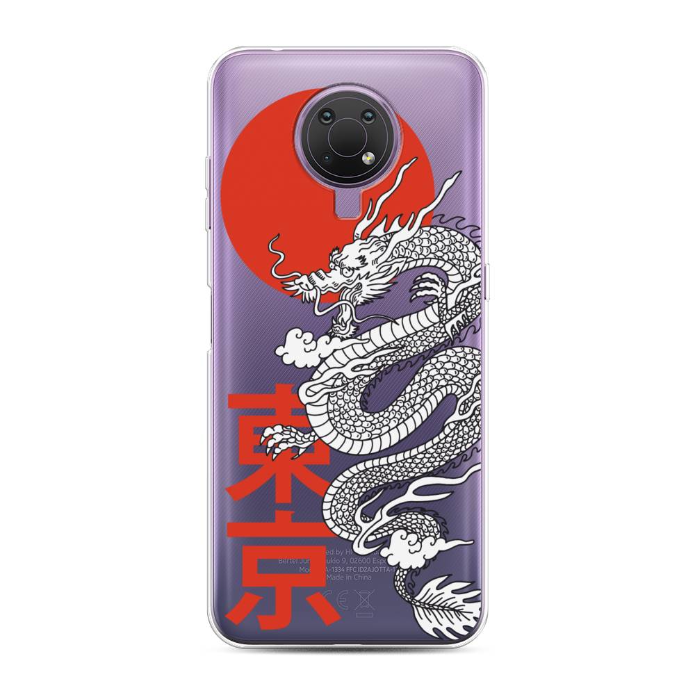 

Чехол на Nokia G20/G10 "Китайский дракон", Черный;красный;белый, 124050-1