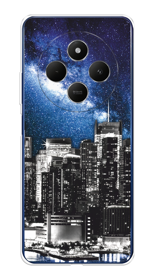 

Чехол на Xiaomi Redmi 14C/Poco C75 4G "Космический Нью-Йорк", Синий;серый, 322950-1