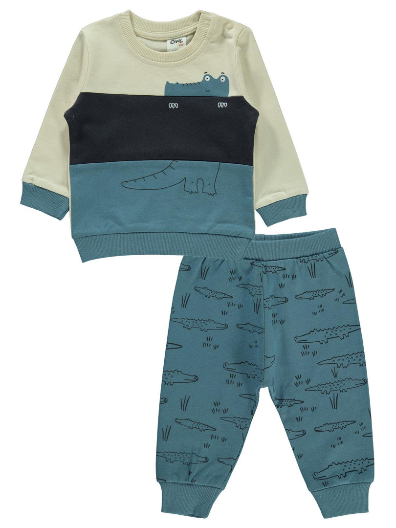 

Костюм для малыша Civil Baby 179738054K21-1 индиго 6-9 мес (доставка из-за рубежа), 179738054K21-1