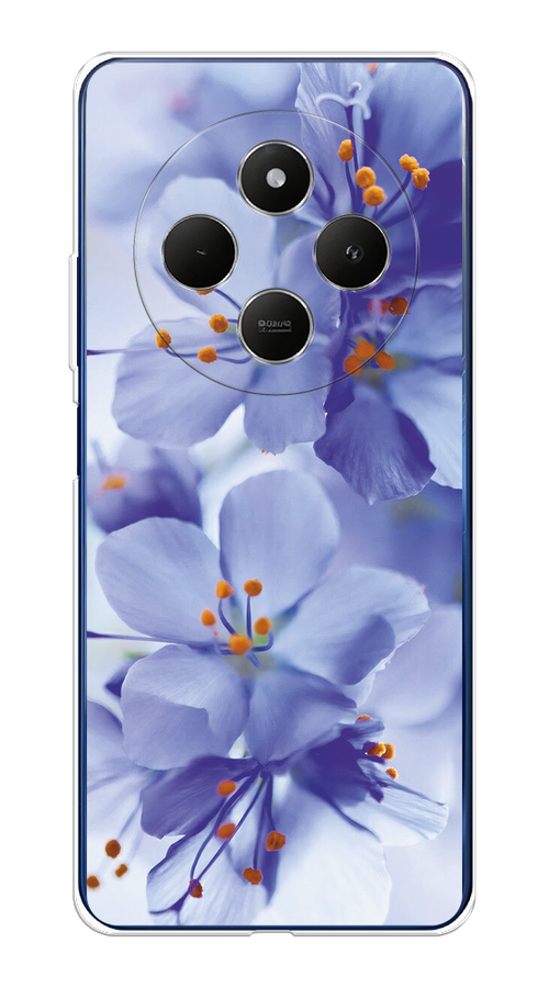 

Чехол на Xiaomi Redmi 14C/Poco C75 4G "Фиолетовые цветки", Фиолетовый;синий, 322950-1