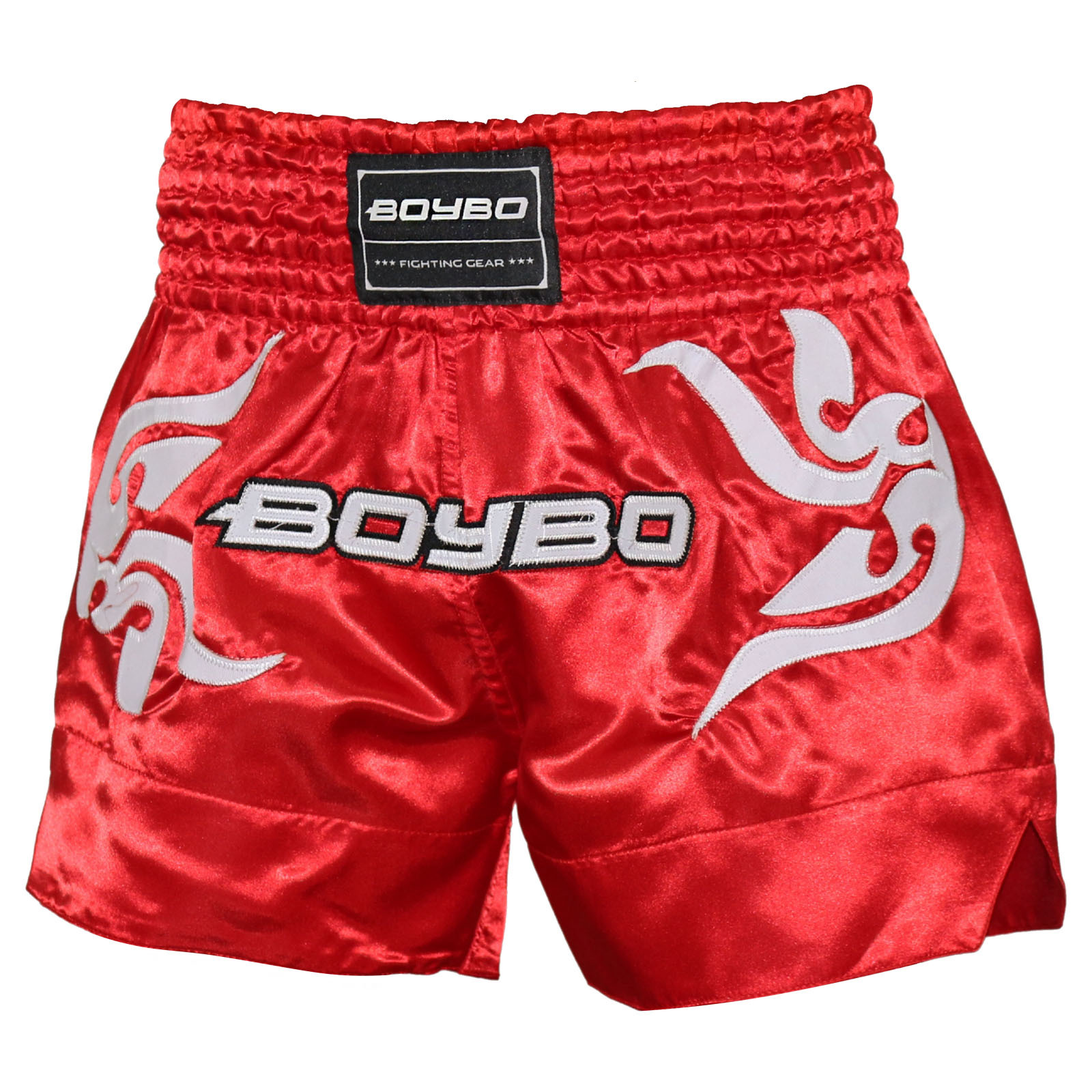 Шорты BoyBo для тайского бокса красные,BST882 (XL)