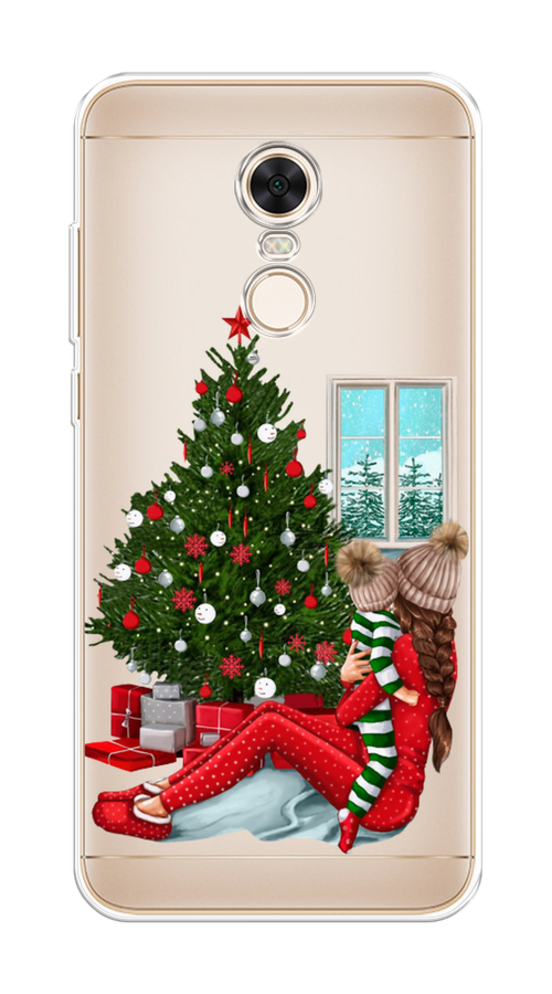 

Чехол на Xiaomi Redmi 5 Plus "Новый год с мамой", Красный;зеленый;голубой, 33150-6