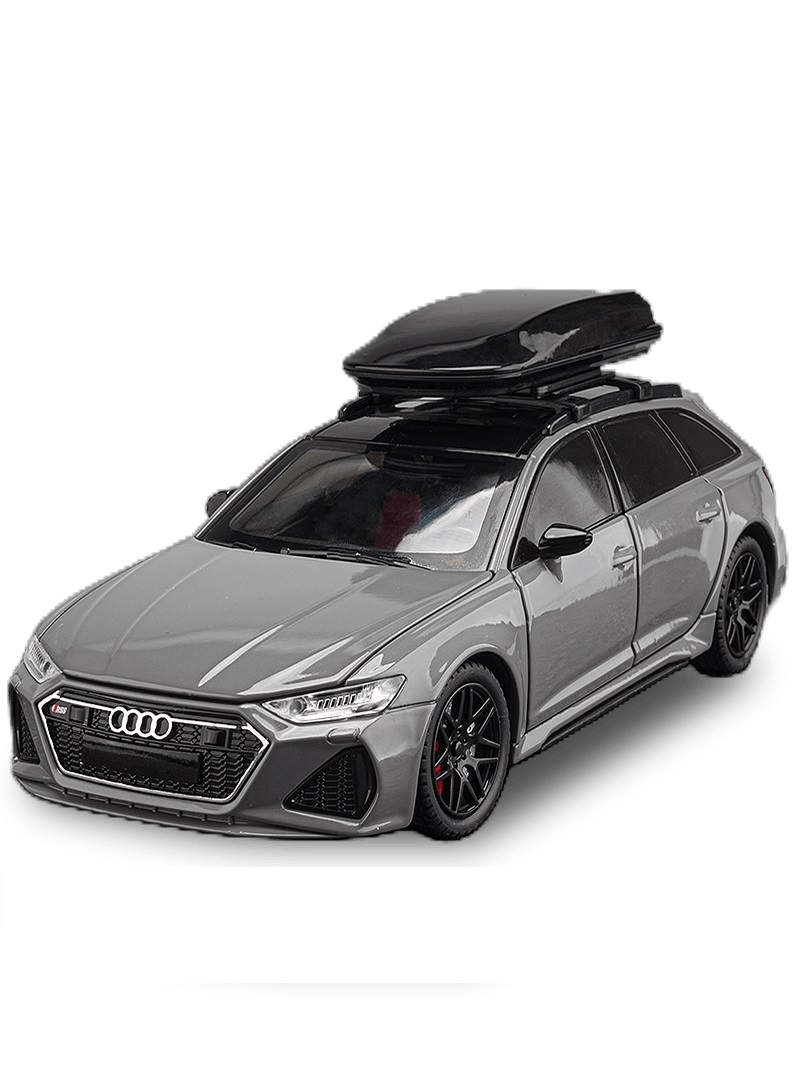 Коллекционная модель Che Zhi Audi RS6 Travel Multi Function 1:24 CZ148A серый