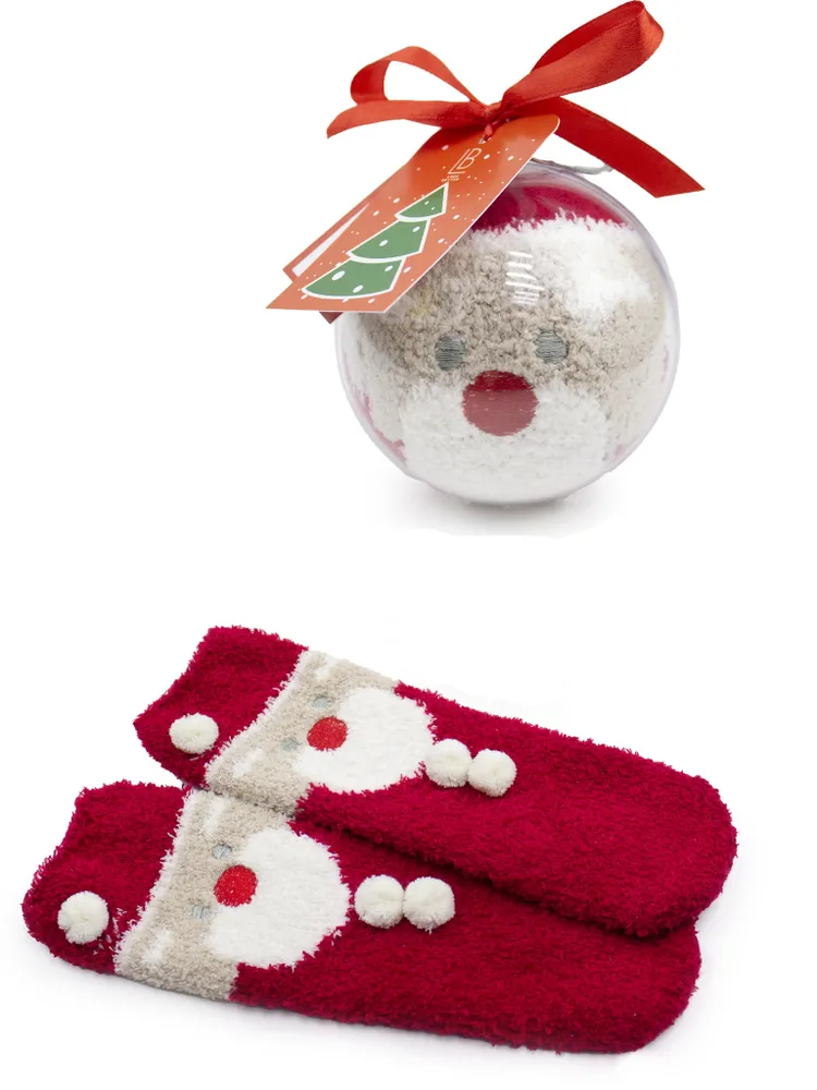 Носки детские LB LB4, бело-красный, 30-32