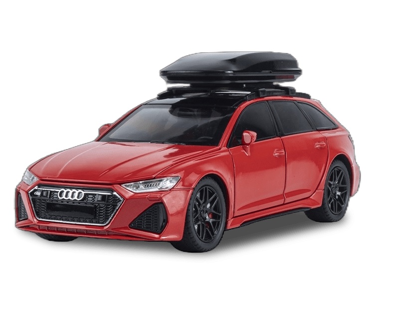 Коллекционная модель Che Zhi Audi RS6 Travel Multi Function 1:24 CZ148A красный