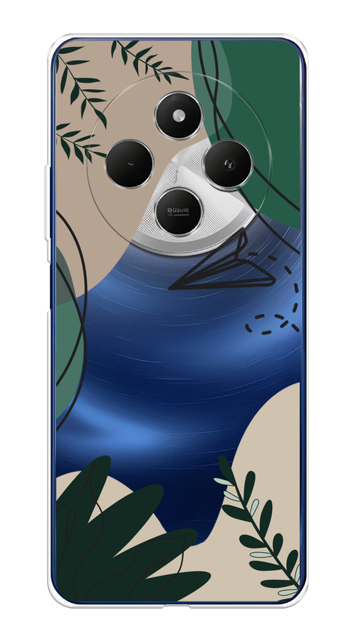 

Чехол на Xiaomi Redmi 14C/Poco C75 4G "Secret Garden", Зеленый;бежевый;черный, 322950-1