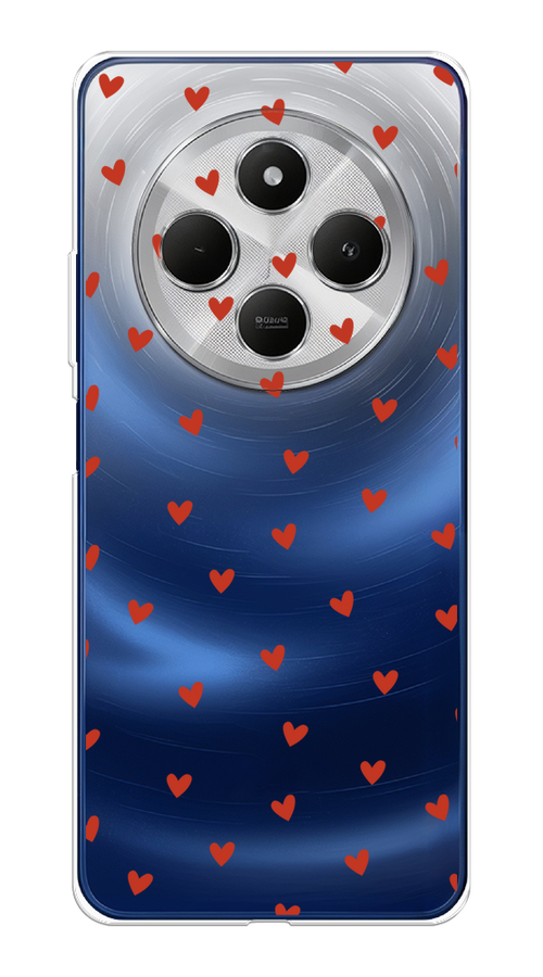 

Чехол на Xiaomi Redmi 14C/Poco C75 4G "Red hearts", Красный;прозрачный, 322950-1