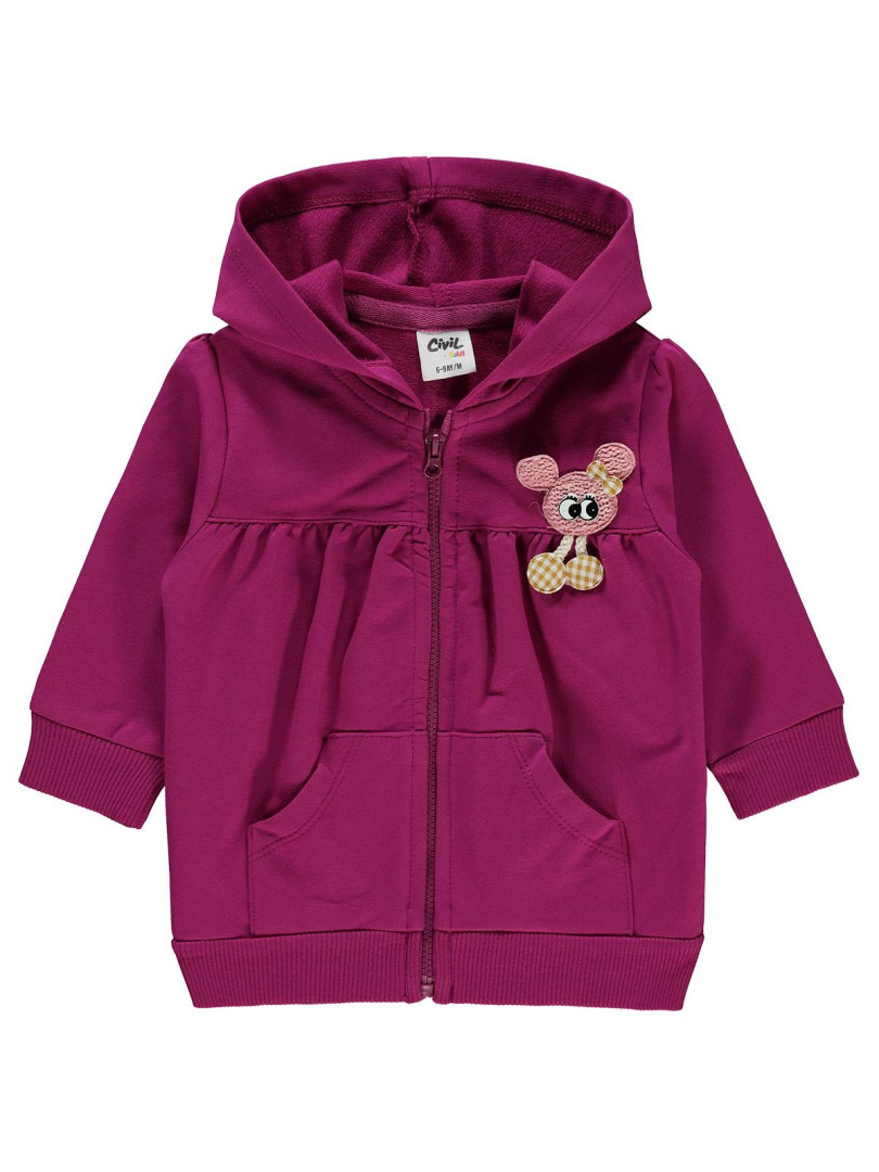 

Толстовка Civil Baby 39330E401K21-1 пурпурный 6-9 мес (доставка из-за рубежа), 39330E401K21