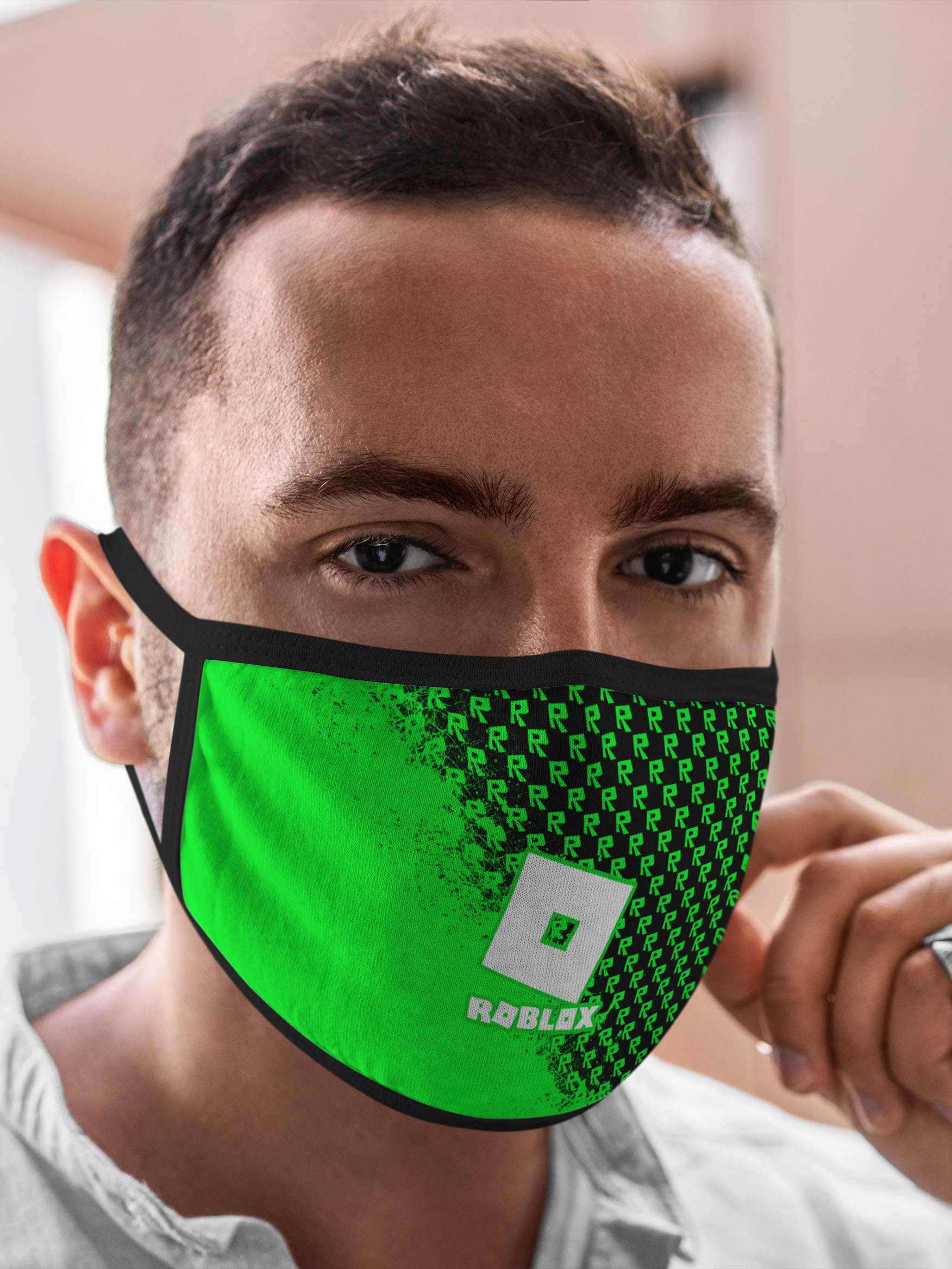 

Многоразовая маска унисекс Burnettie Roblox Roblox., Разноцветный, Roblox Roblox.