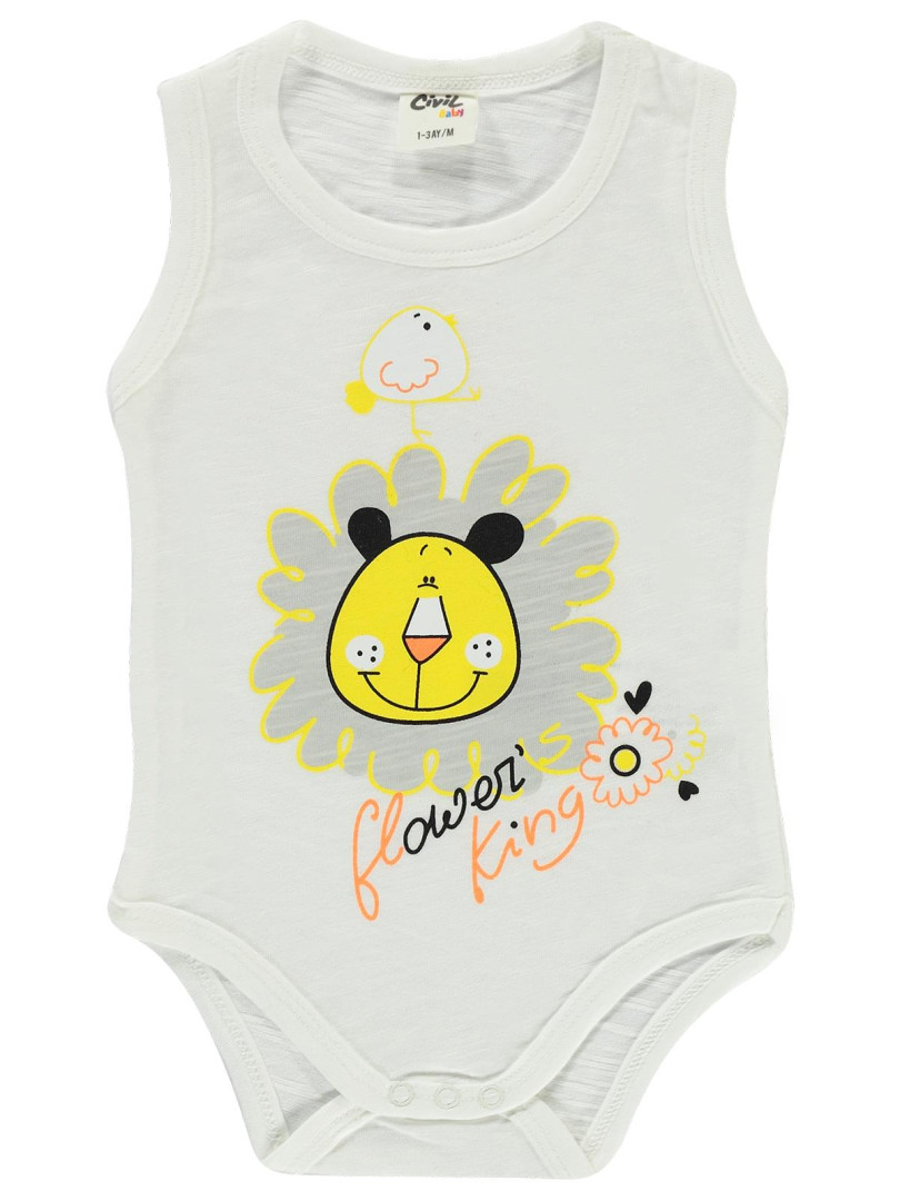 

Боди Civil Baby 140430303SS1 экрю 0-3 мес (доставка из-за рубежа), 140430303SS1