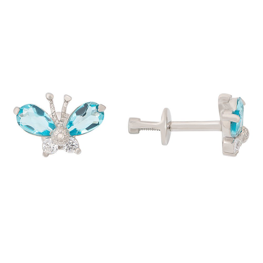 

Серьги из серебра с фианитом 585Gold 902000140, 902000140