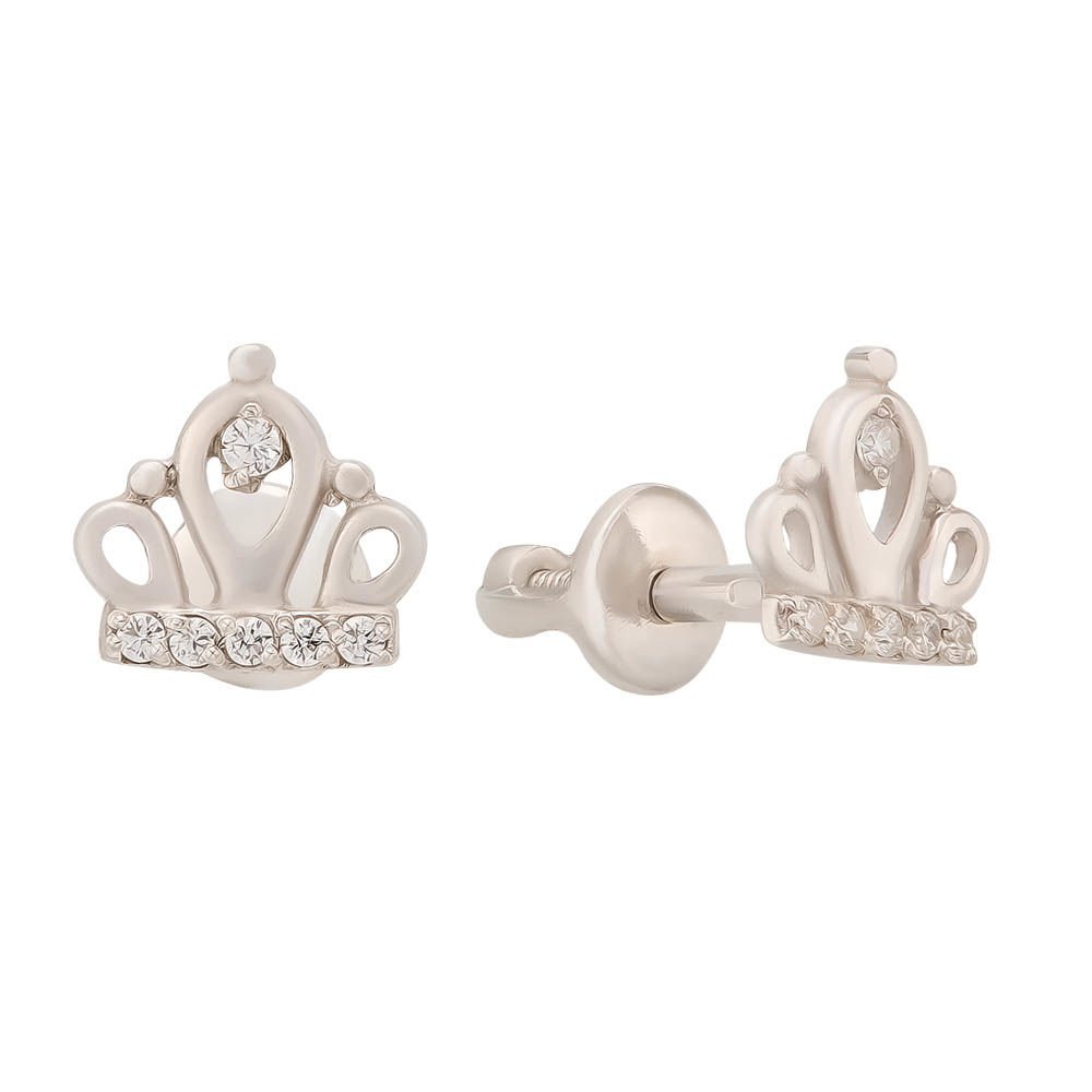 

Серьги из серебра с фианитом 585Gold 902000219, 902000219