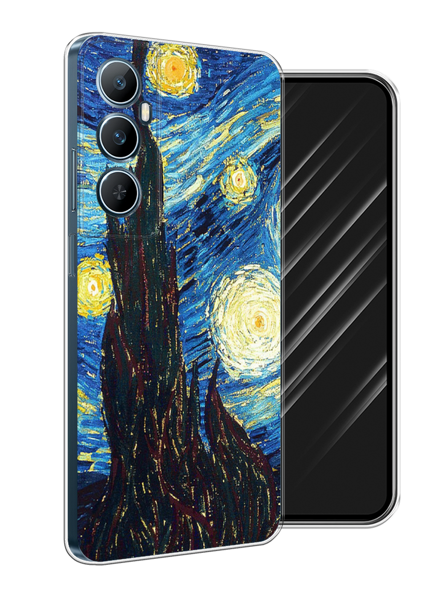 

Чехол Awog на Realme C65 "Ван Гог Звездная ночь", Желтый, 2516750-1