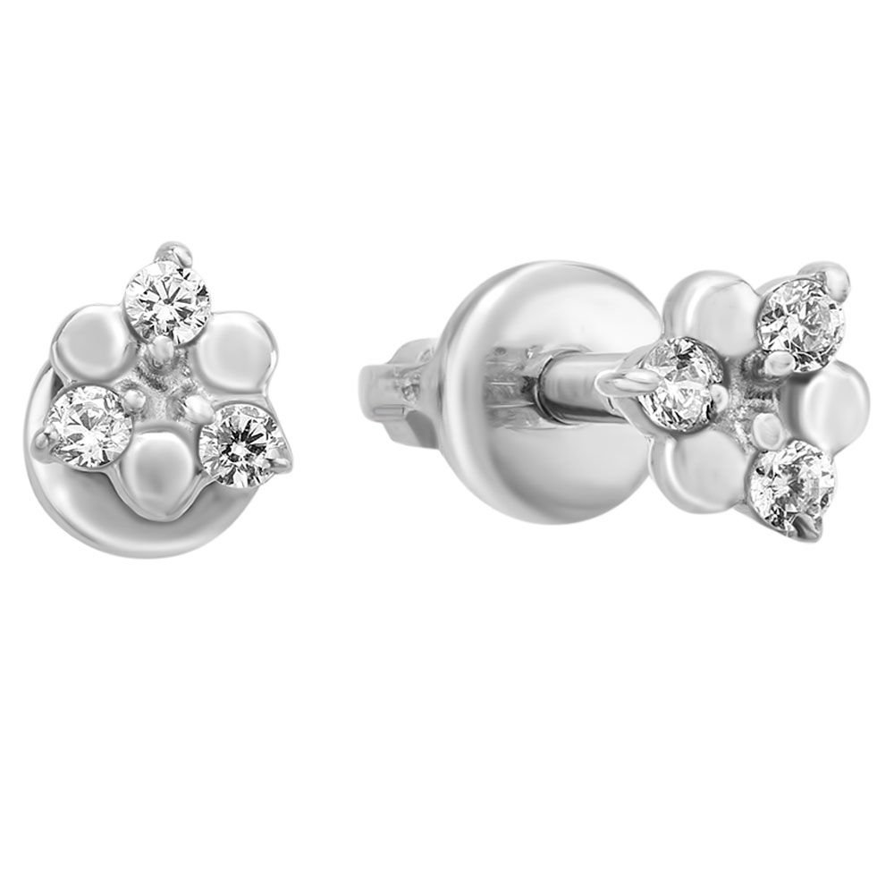 

Серьги из серебра с фианитом 585Gold 902000217, 902000217