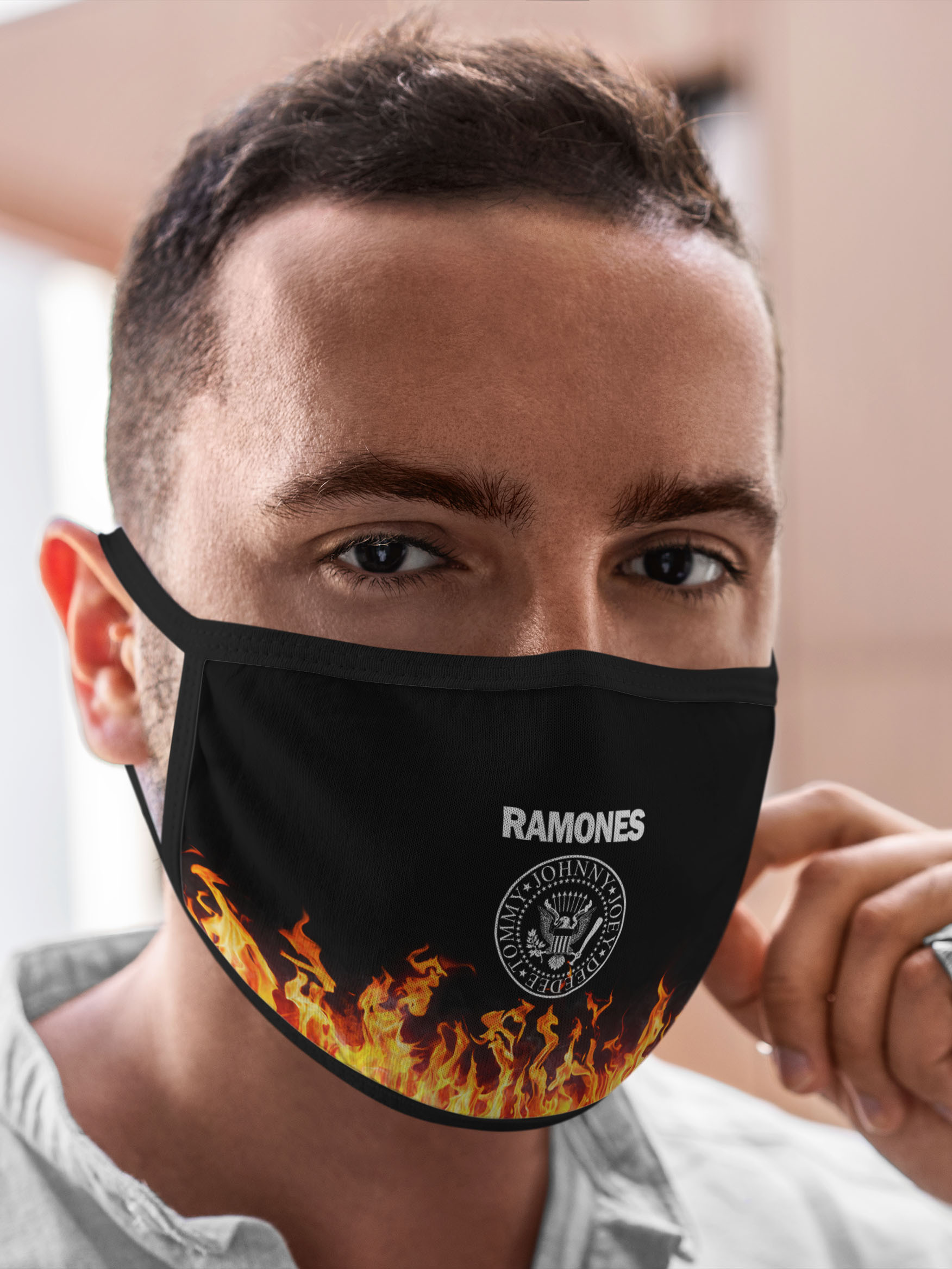 

Многоразовая маска унисекс Burnettie Ramones, Разноцветный, Ramones