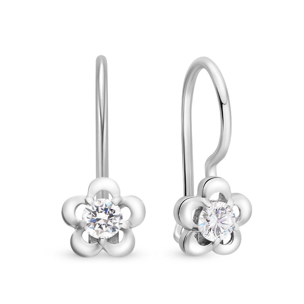 

Серьги из серебра с фианитом 585Gold 902000198, 902000198