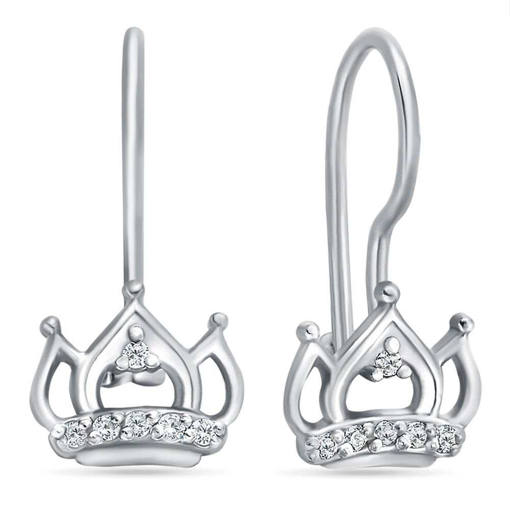 

Серьги из серебра с фианитом 585Gold 902000211, 902000211