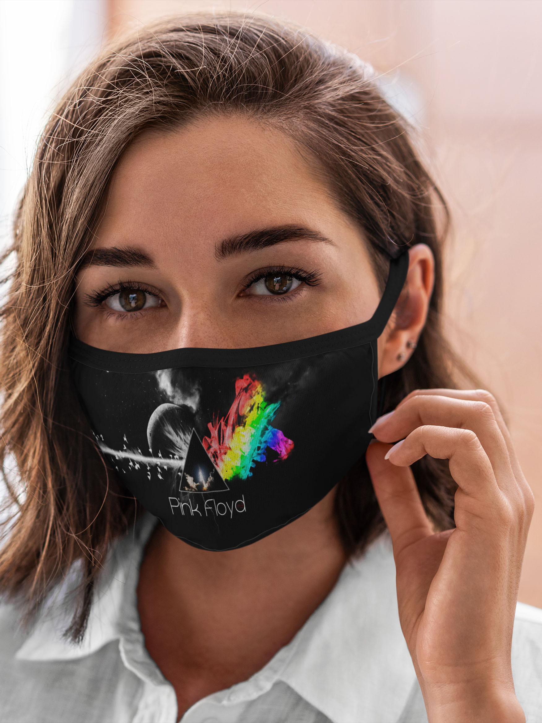 

Многоразовая маска унисекс Burnettie Pink Floyd, Разноцветный, Pink Floyd
