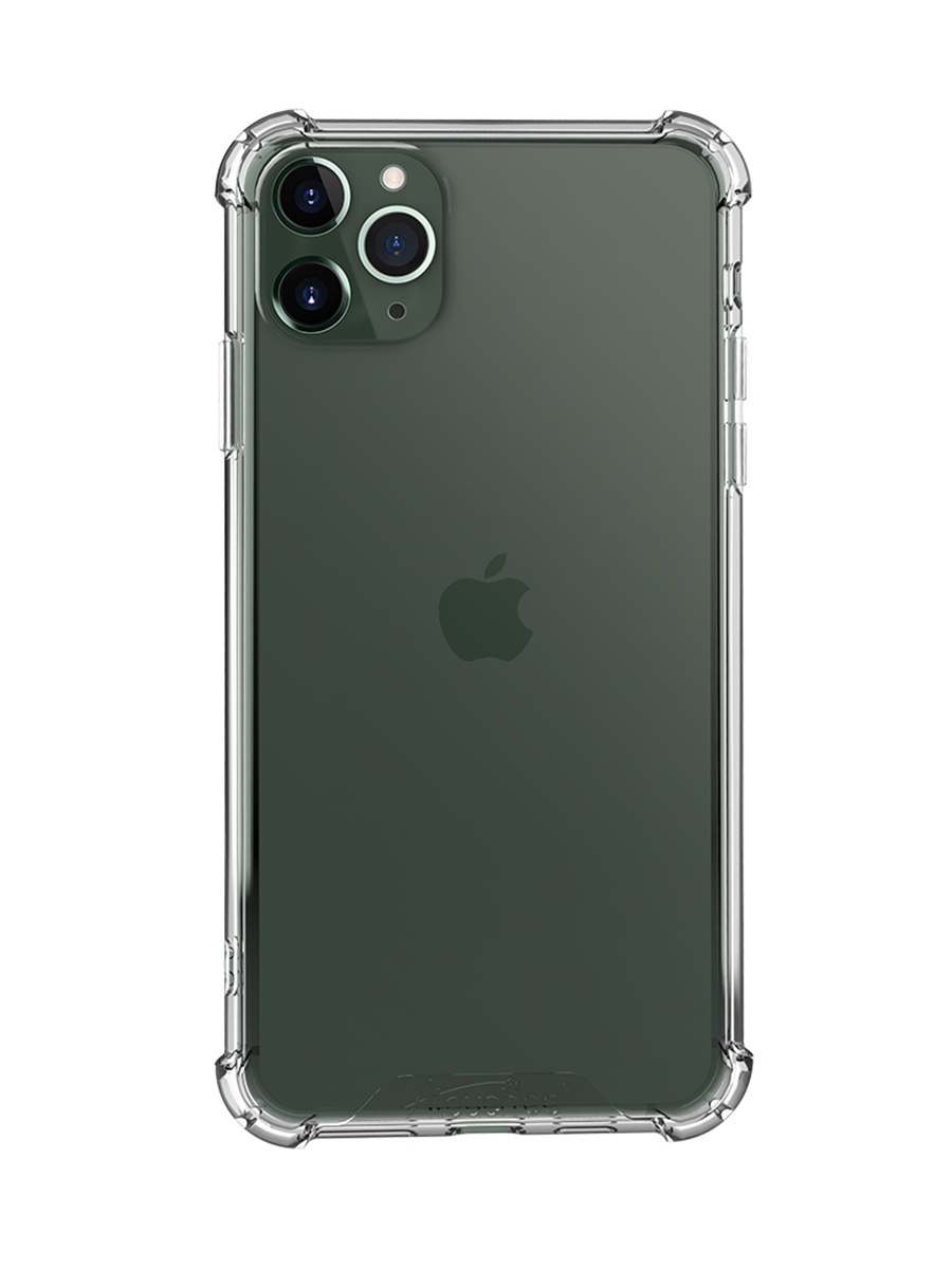 

Прозрачный чехол для iPhone 11 PRO с защитой камеры и бортов/ Бампер на Айфон 11 ПРО