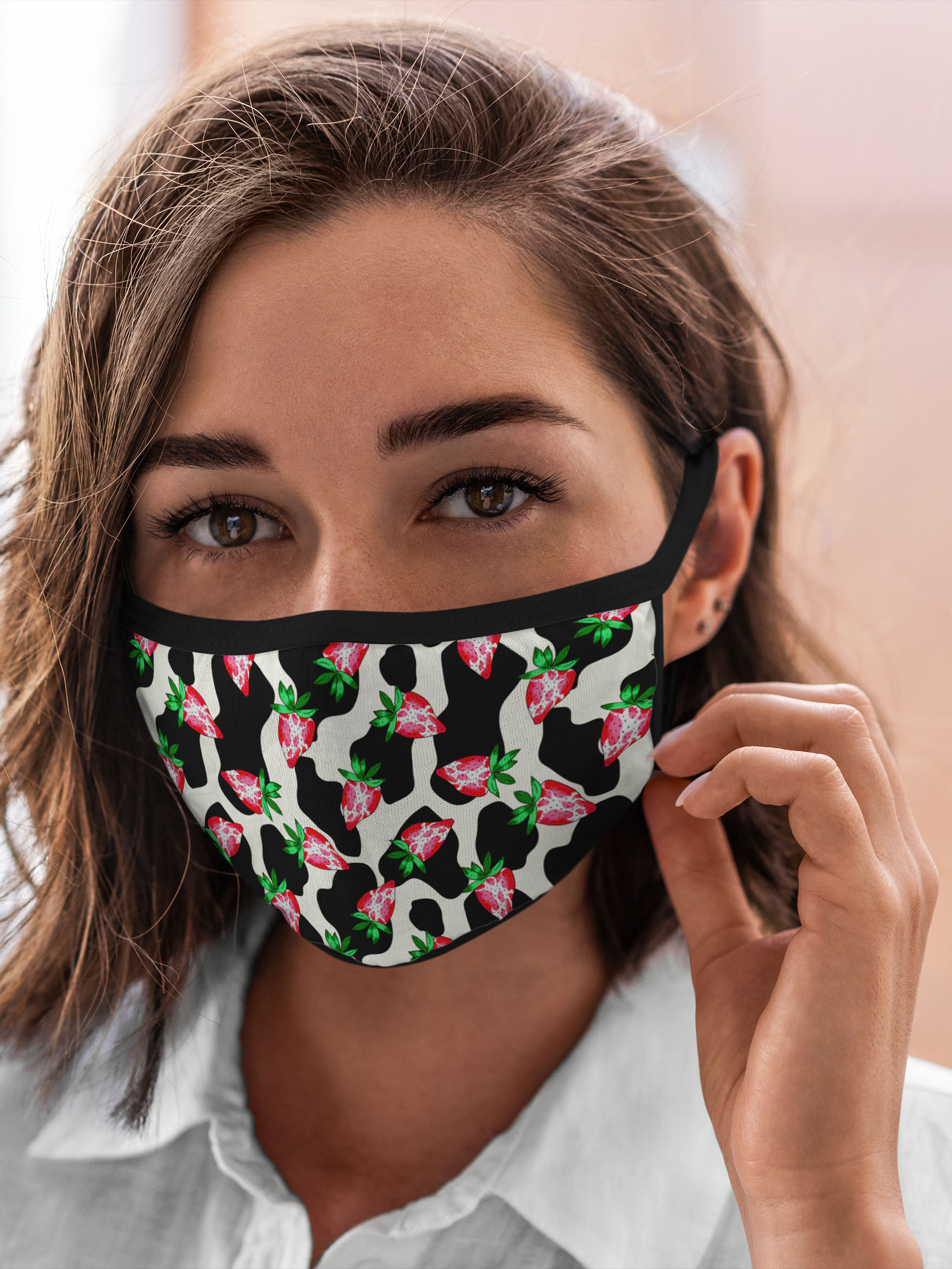 

Многоразовая маска унисекс Burnettie Лето Клубника На Коровьей Шкуре, Разноцветный, Лето Клубника На Коровьей Шкуре