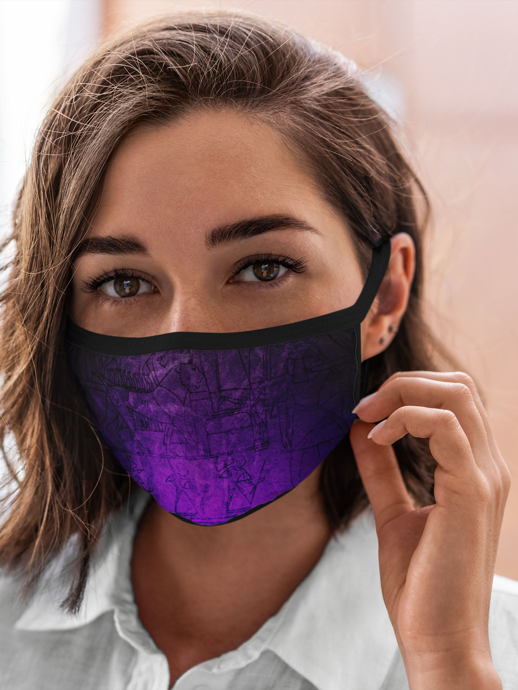 

Многоразовая маска унисекс Burnettie Иероглифы Египет 3D, Разноцветный, Иероглифы Египет 3D