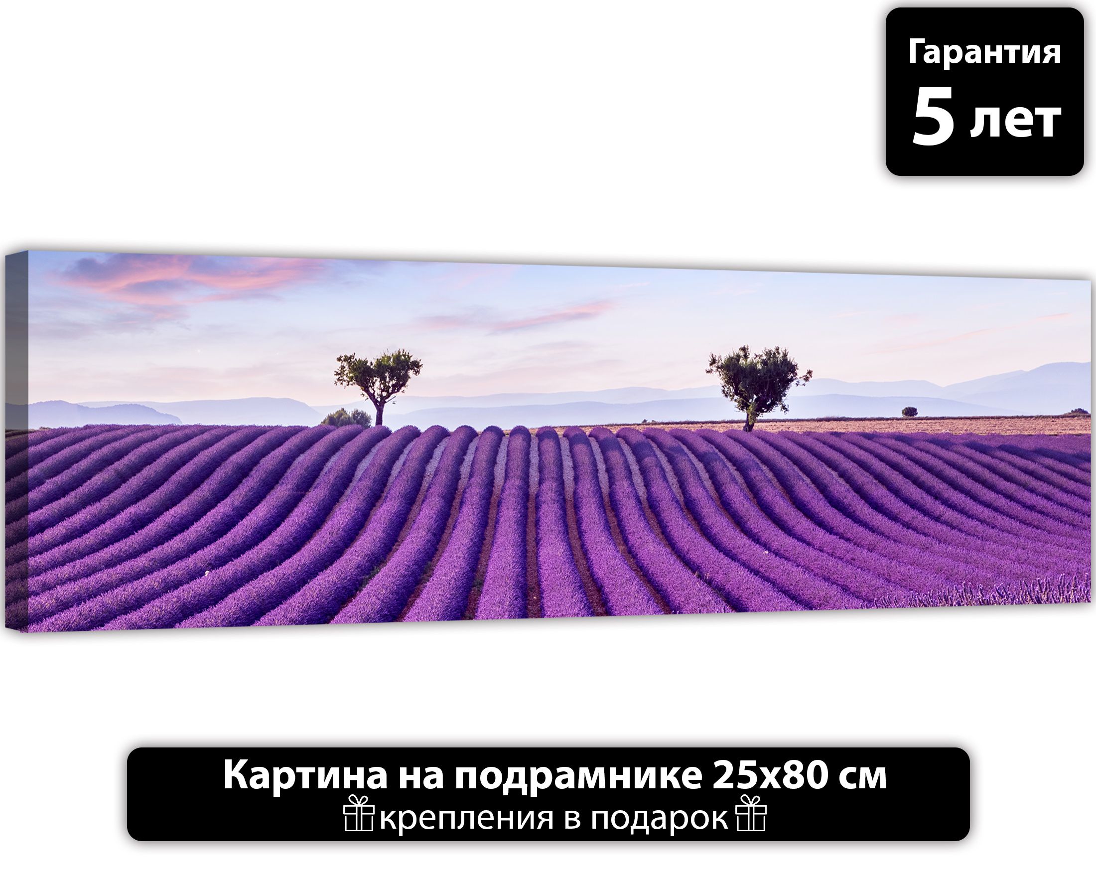 

Картина Добродаров 25х80 Поле лаванды D0212, D0212