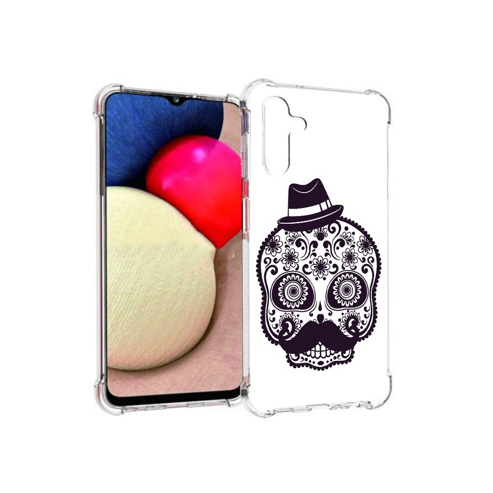 

Чехол MyPads Tocco для Samsung Galaxy A13 5G разрисованный скелет (PT172412.530.575), Прозрачный, Tocco