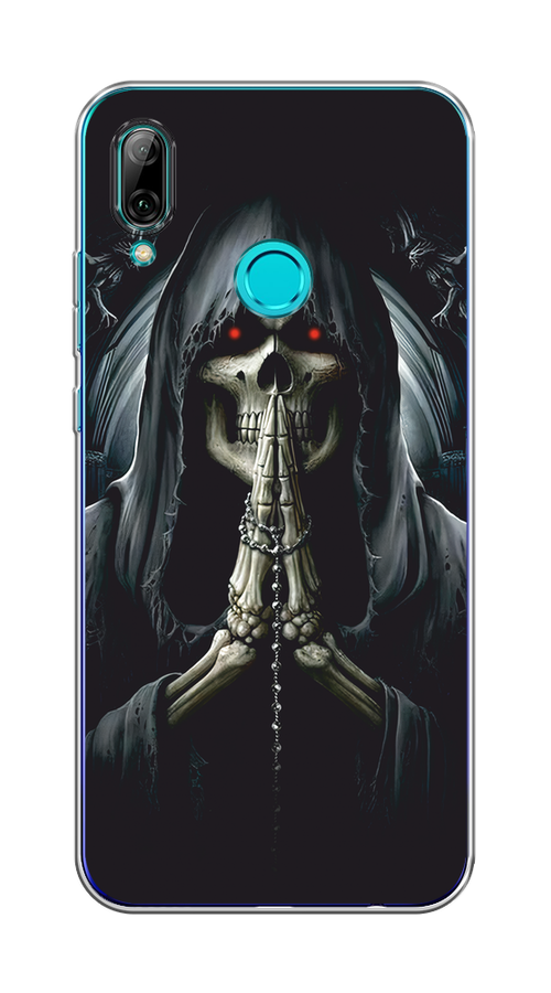 

Чехол на Honor 10 Lite, Huawei P Smart 2019 "Молитва", Серый, 67550-1
