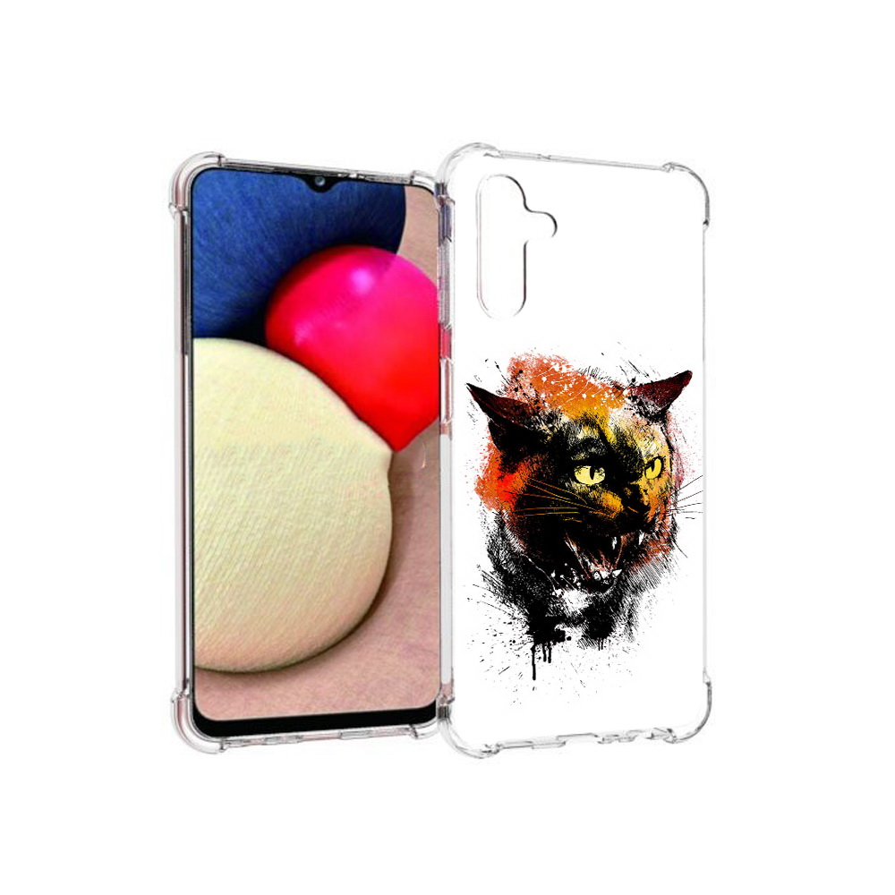 

Чехол MyPads Tocco для Samsung Galaxy A13 5G сиамский кот (PT172412.530.598), Прозрачный, Tocco
