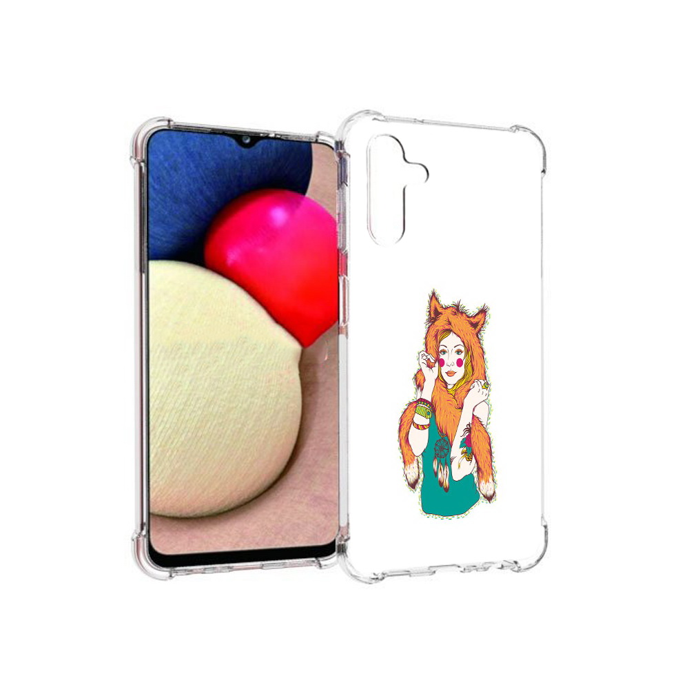 

Чехол MyPads Tocco для Samsung Galaxy A13 5G Девушка лиса (PT172412.530.62), Прозрачный, Tocco