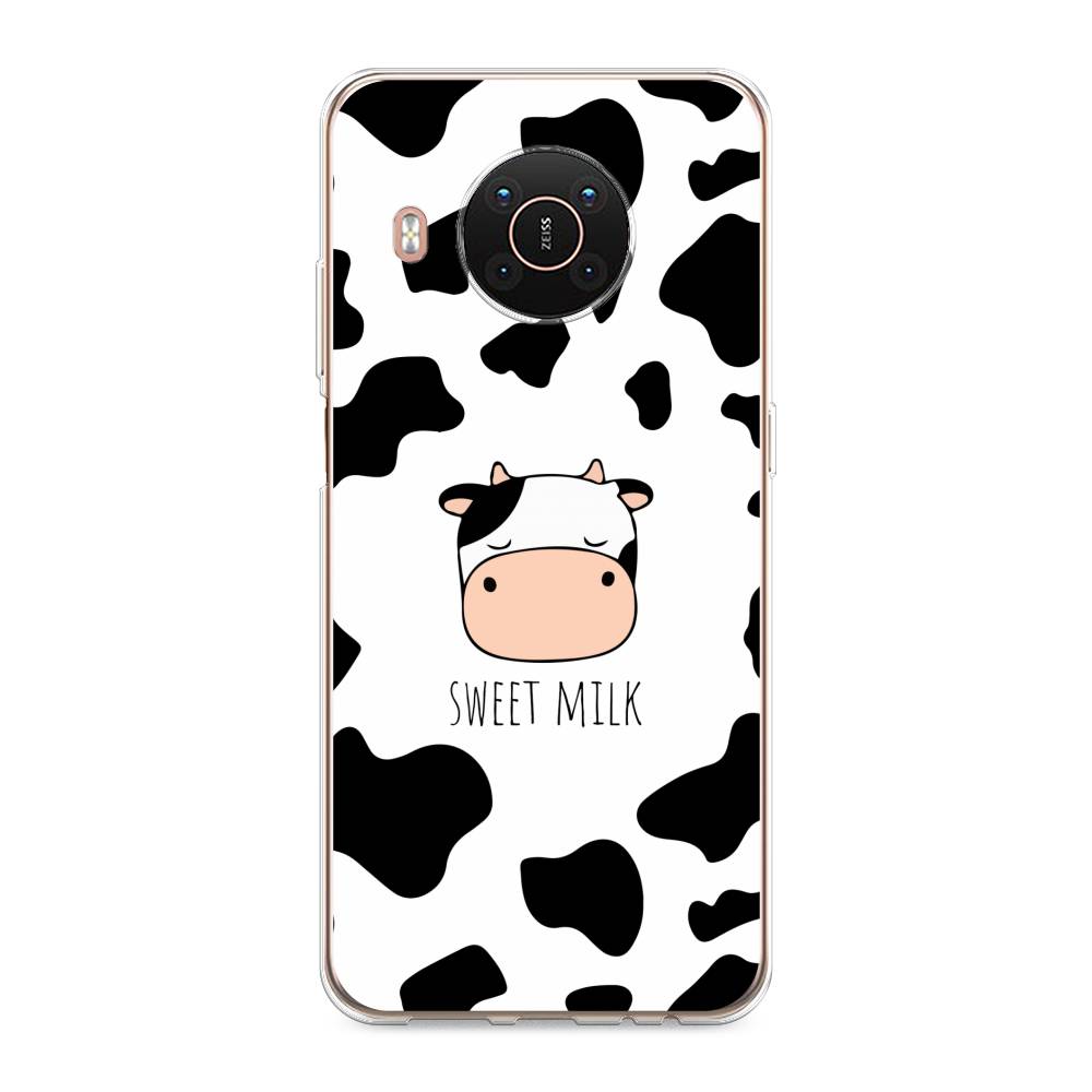

Чехол на Nokia X20"Sweet milk", Розовый;белый;черный, 124250-1