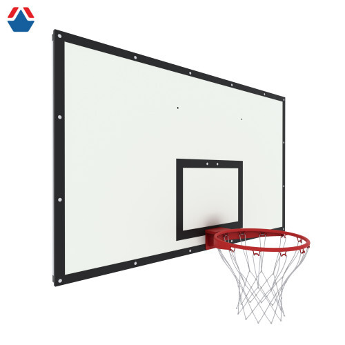 

Щит баскетбольный ИГРОВОЙ 1800х1050 ФАНЕРА 12 на раме цвет разметки ЧЕРНЫЙ, ОС-08680